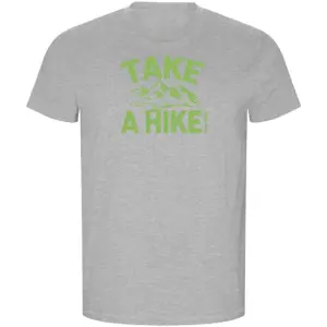 Kruskis Take A Hike Mountain Eco T-shirt Met Korte Mouwen Grijs