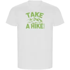 Kruskis Take A Hike Mountain Eco T-shirt Met Korte Mouwen Wit