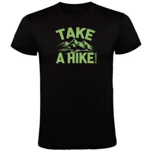 Kruskis Take A Hike Mountain T-shirt Met Korte Mouwen Zwart