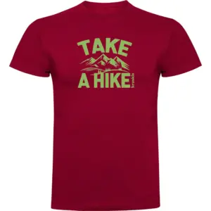 Kruskis Take A Hike Mountain T-shirt Met Korte Mouwen Rood