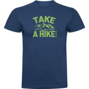 Kruskis Take A Hike Mountain T-shirt Met Korte Mouwen Blauw