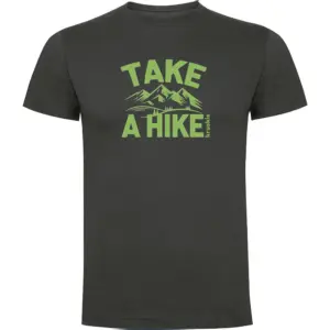 Kruskis Take A Hike Mountain T-shirt Met Korte Mouwen Grijs