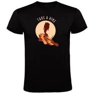 Kruskis Take A Hike T-shirt Met Korte Mouwen Zwart