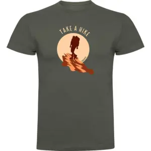 Kruskis Take A Hike T-shirt Met Korte Mouwen Groen