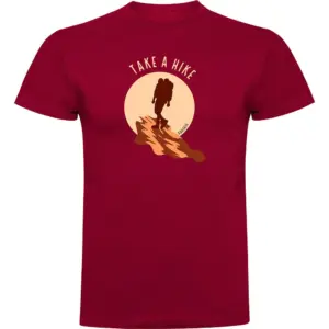 Kruskis Take A Hike T-shirt Met Korte Mouwen Rood
