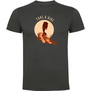 Kruskis Take A Hike T-shirt Met Korte Mouwen Grijs
