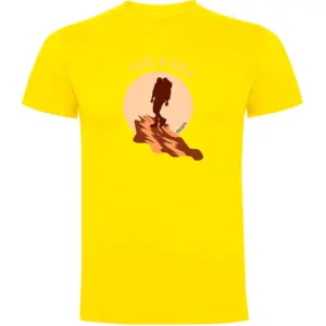Kruskis Take A Hike T-shirt Met Korte Mouwen Geel