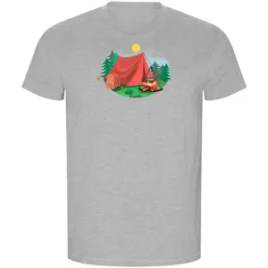 Kruskis Tent Eco T-shirt Met Korte Mouwen Grijs