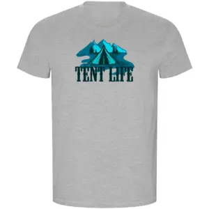 Kruskis Tent Life Eco T-shirt Met Korte Mouwen Grijs
