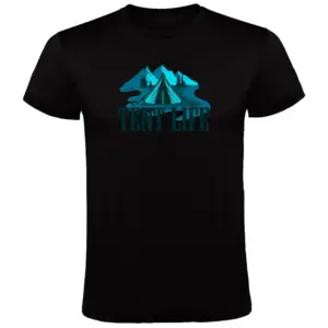 Kruskis Tent Life T-shirt Met Korte Mouwen Zwart
