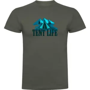 Kruskis Tent Life T-shirt Met Korte Mouwen Groen