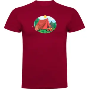 Kruskis Tent T-shirt Met Korte Mouwen Rood