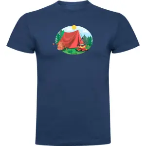 Kruskis Tent T-shirt Met Korte Mouwen Blauw