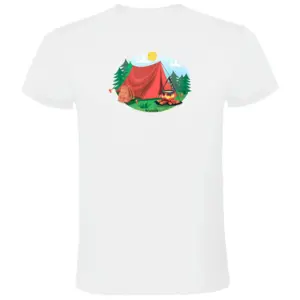 Kruskis Tent T-shirt Met Korte Mouwen Wit