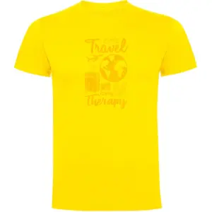 Kruskis Therapy T-shirt Met Korte Mouwen Geel