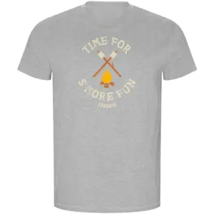 Kruskis Time For More Fun Eco T-shirt Met Korte Mouwen Grijs