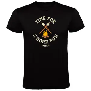 Kruskis Time For More Fun T-shirt Met Korte Mouwen Zwart