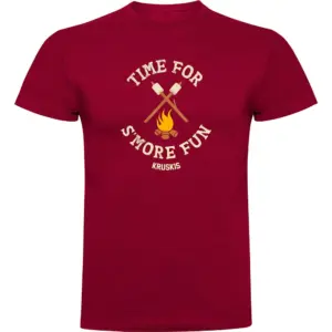 Kruskis Time For More Fun T-shirt Met Korte Mouwen Rood