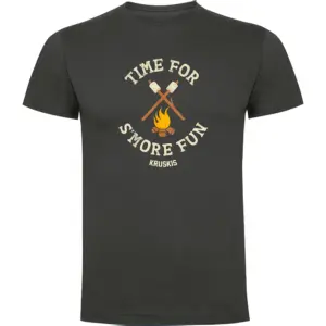 Kruskis Time For More Fun T-shirt Met Korte Mouwen Grijs