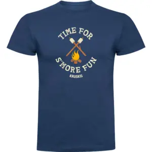Kruskis Time For More Fun T-shirt Met Korte Mouwen Blauw