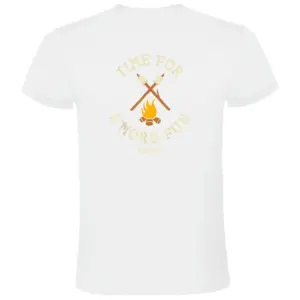 Kruskis Time For More Fun T-shirt Met Korte Mouwen Wit