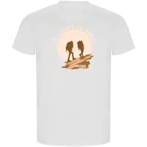 Kruskis Time To Hike Eco T-shirt Met Korte Mouwen Wit