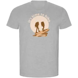 Kruskis Time To Hike Eco T-shirt Met Korte Mouwen Grijs