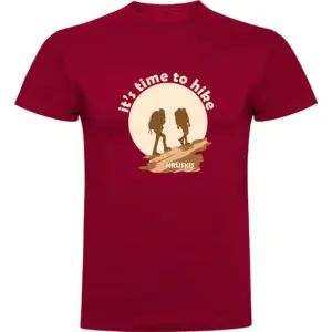 Kruskis Time To Hike T-shirt Met Korte Mouwen Rood