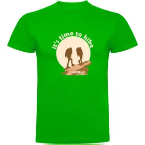 Kruskis Time To Hike T-shirt Met Korte Mouwen Groen