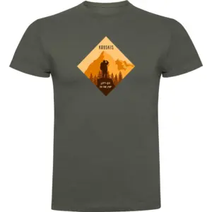 Kruskis Top Of The Mountain T-shirt Met Korte Mouwen Groen