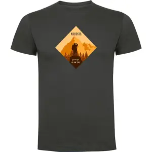 Kruskis Top Of The Mountain T-shirt Met Korte Mouwen Grijs