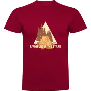Kruskis Under The Stars T-shirt Met Korte Mouwen Rood