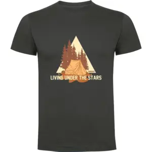 Kruskis Under The Stars T-shirt Met Korte Mouwen Grijs