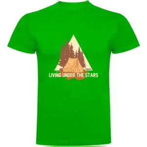 Kruskis Under The Stars T-shirt Met Korte Mouwen Groen