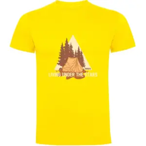 Kruskis Under The Stars T-shirt Met Korte Mouwen Geel