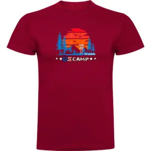 Kruskis Us Camp T-shirt Met Korte Mouwen Rood