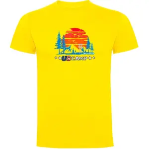 Kruskis Us Camp T-shirt Met Korte Mouwen Geel