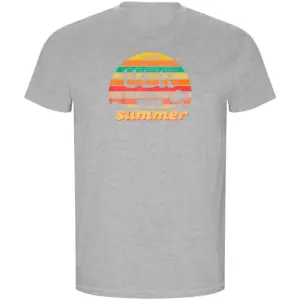 Kruskis Usa Summer Eco T-shirt Met Korte Mouwen Grijs