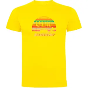 Kruskis Usa Summer T-shirt Met Korte Mouwen Geel