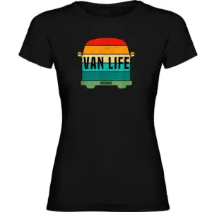 Kruskis Van Life T-shirt Met Korte Mouwen Zwart