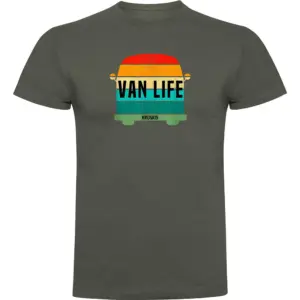Kruskis Van Life T-shirt Met Korte Mouwen Groen