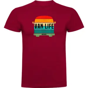 Kruskis Van Life T-shirt Met Korte Mouwen Rood