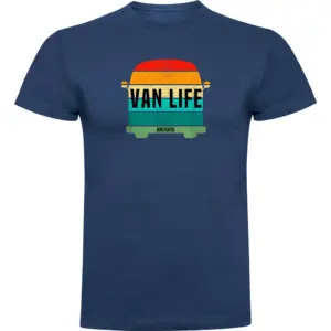Kruskis Van Life T-shirt Met Korte Mouwen Blauw