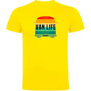 Kruskis Van Life T-shirt Met Korte Mouwen Geel