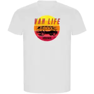 Kruskis Van Life Sunset Eco T-shirt Met Korte Mouwen Wit