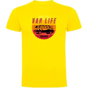 Kruskis Van Life Sunset T-shirt Met Korte Mouwen Geel