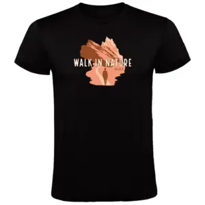 Kruskis Walk In Nature T-shirt Met Korte Mouwen Zwart