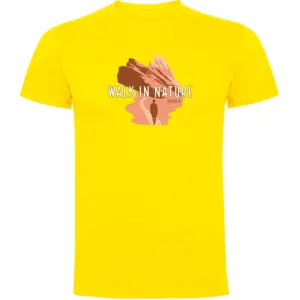 Kruskis Walk In Nature T-shirt Met Korte Mouwen Geel