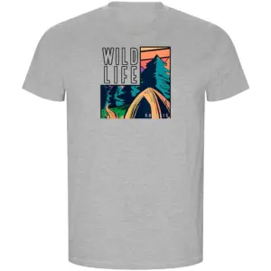 Kruskis Wild Life Frame Eco T-shirt Met Korte Mouwen Grijs