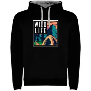 Kruskis Wild Life Frame Hoodie Zwart